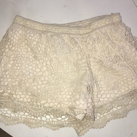 Mossimo Supply Co. Pants - White lace shorts